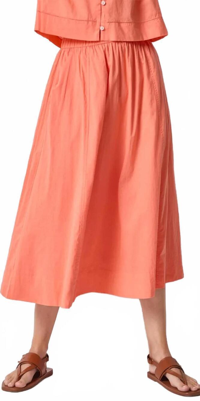 NEW LILLA P voile circle skirt in nectar